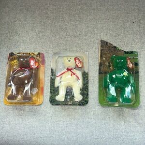 Limited Edition Beanie Baby 1996-1998 Set: “Maple” & “Erin” & “Brittania”